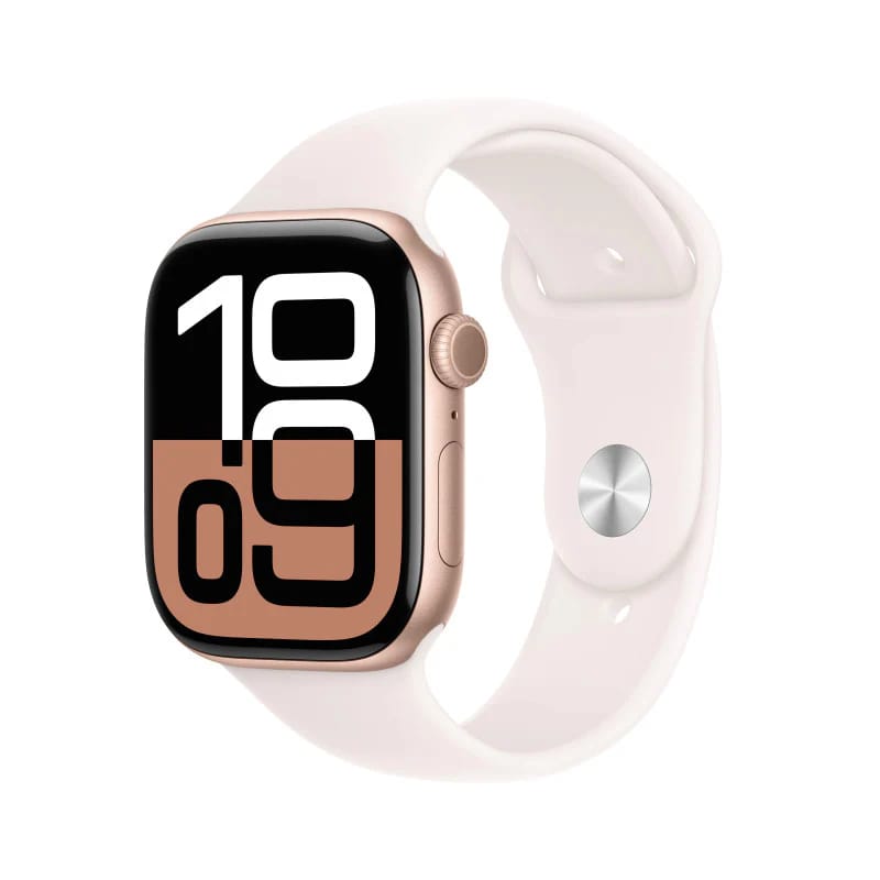 Apple Watch 10 Series GPS 46mm Rose Gold Case with Sport Band Medium Large