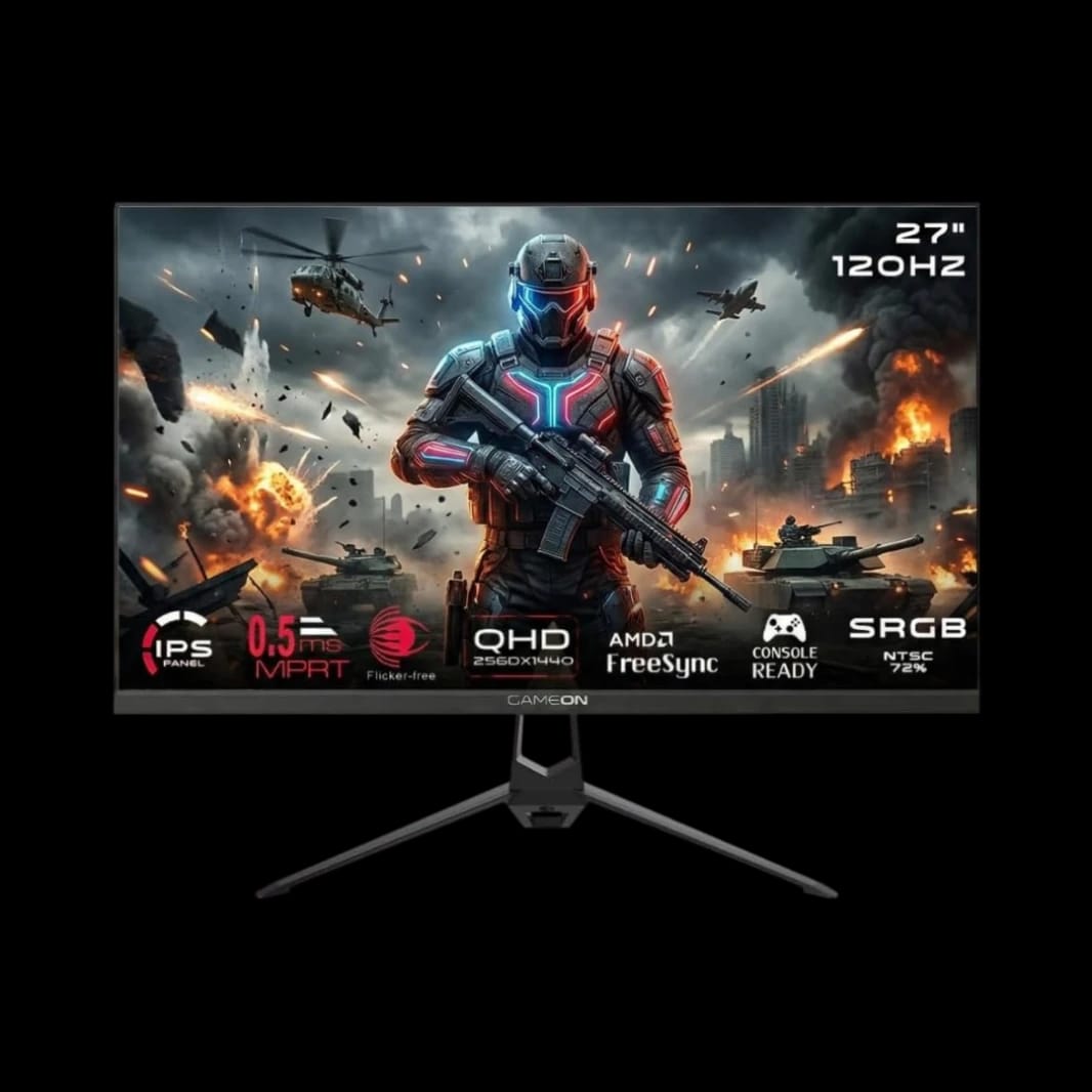 GAMEON GOES27QHD120IPS 27″ Fast IPS QHD Gaming Monitor