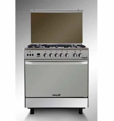 Tekmaz Gas Cooker Nas-Diamond 80 cm Stainless Steel