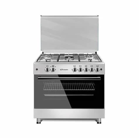 Conti Gas Stove 90 cm 5 Burners Steel
