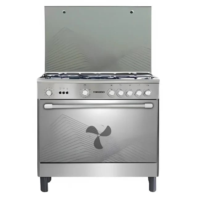 Tornado Gas Oven 90 cm 126 Liters Stainless Steel