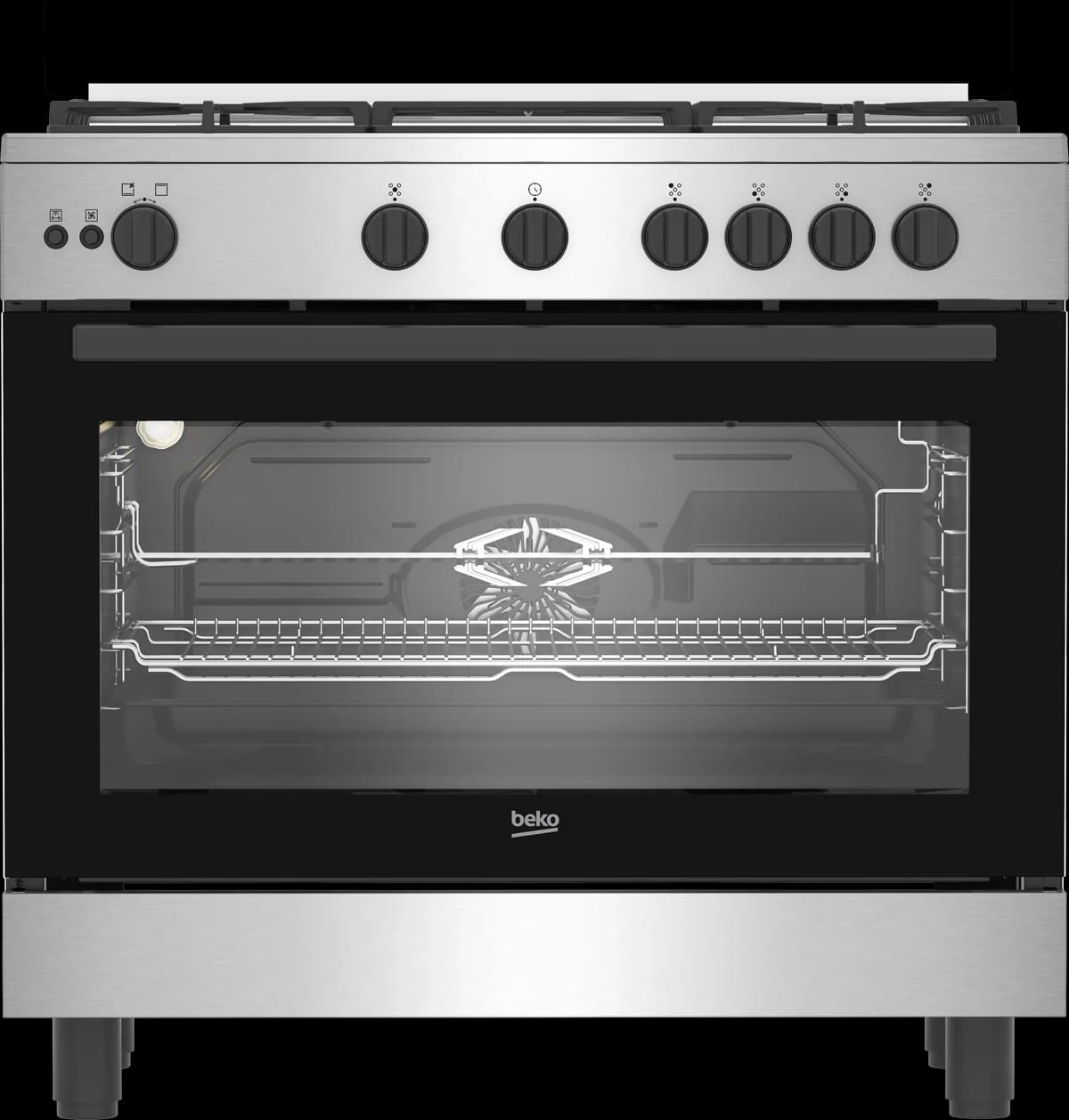 Simfer Gas Stove 90 cm Stainless Steel