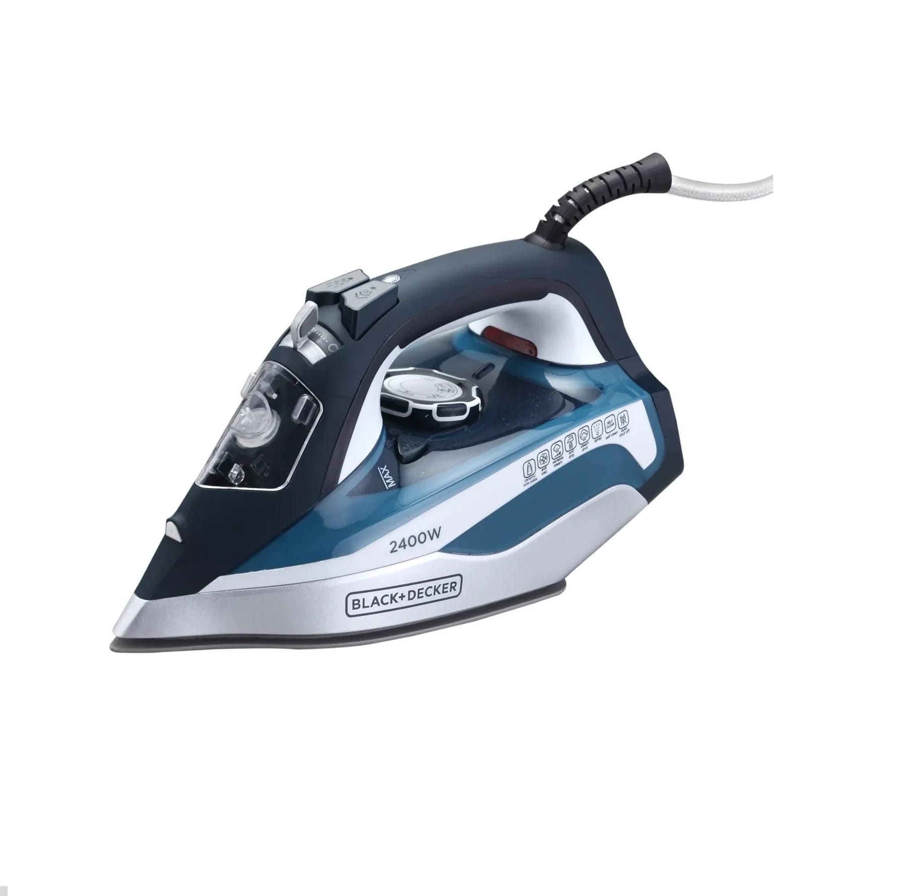 Black and Decker 2400W Blue Steam Iron