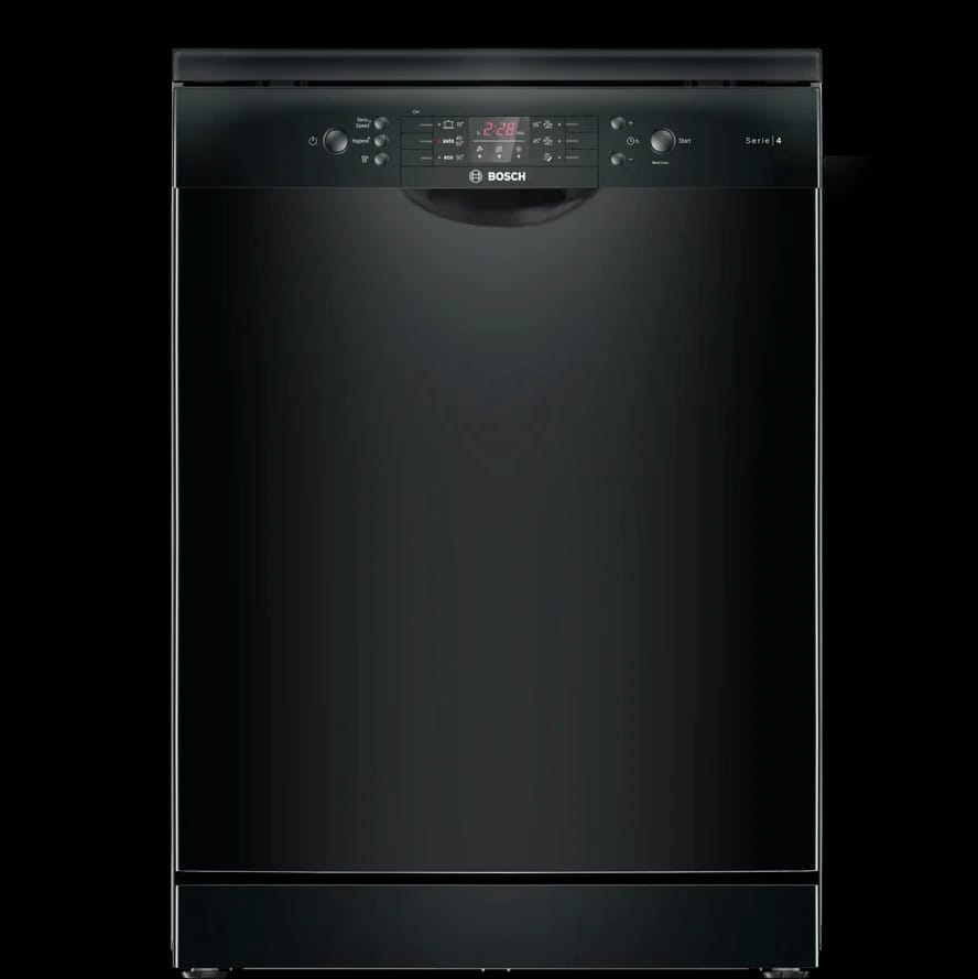 Bosch Dishwasher SMS46NB20V 60 cm 6 Programs 9.4 Liters Serie 4 Third Rack Black