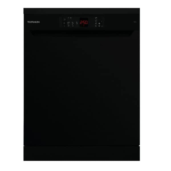 Sharp Dishwasher 6 Programs in Black