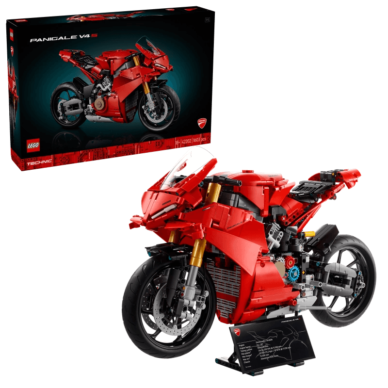 LEGO Technic Ducati Panigale V4 S Motorcycle – 1603 Pieces