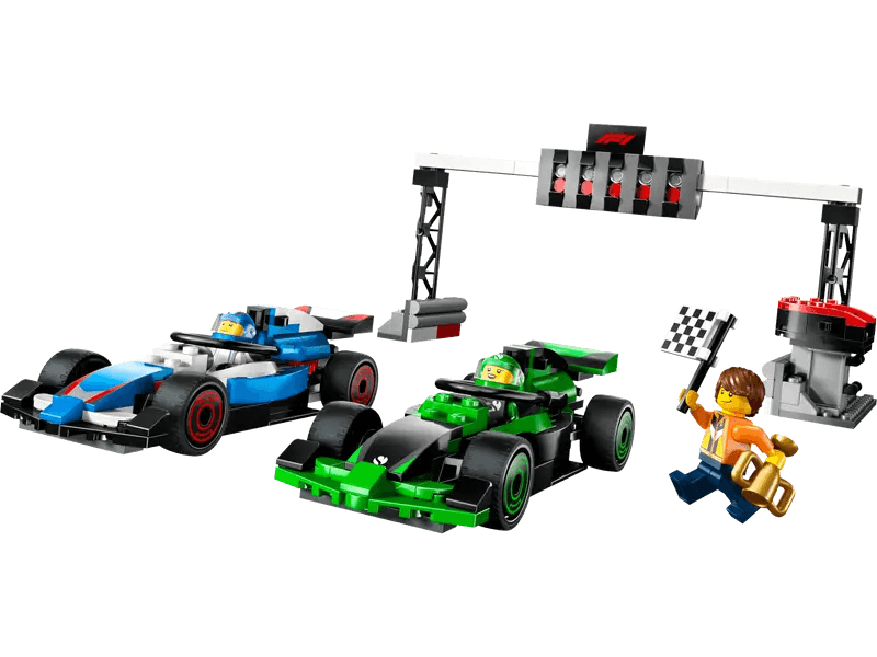 LEGO® F1 Grid with VCARB & Sauber Race Cars