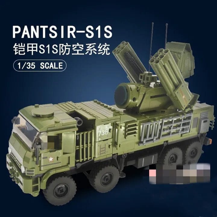 Sluban Modelbricks Pantsir S1S 1:35 Scale 669 Pieces