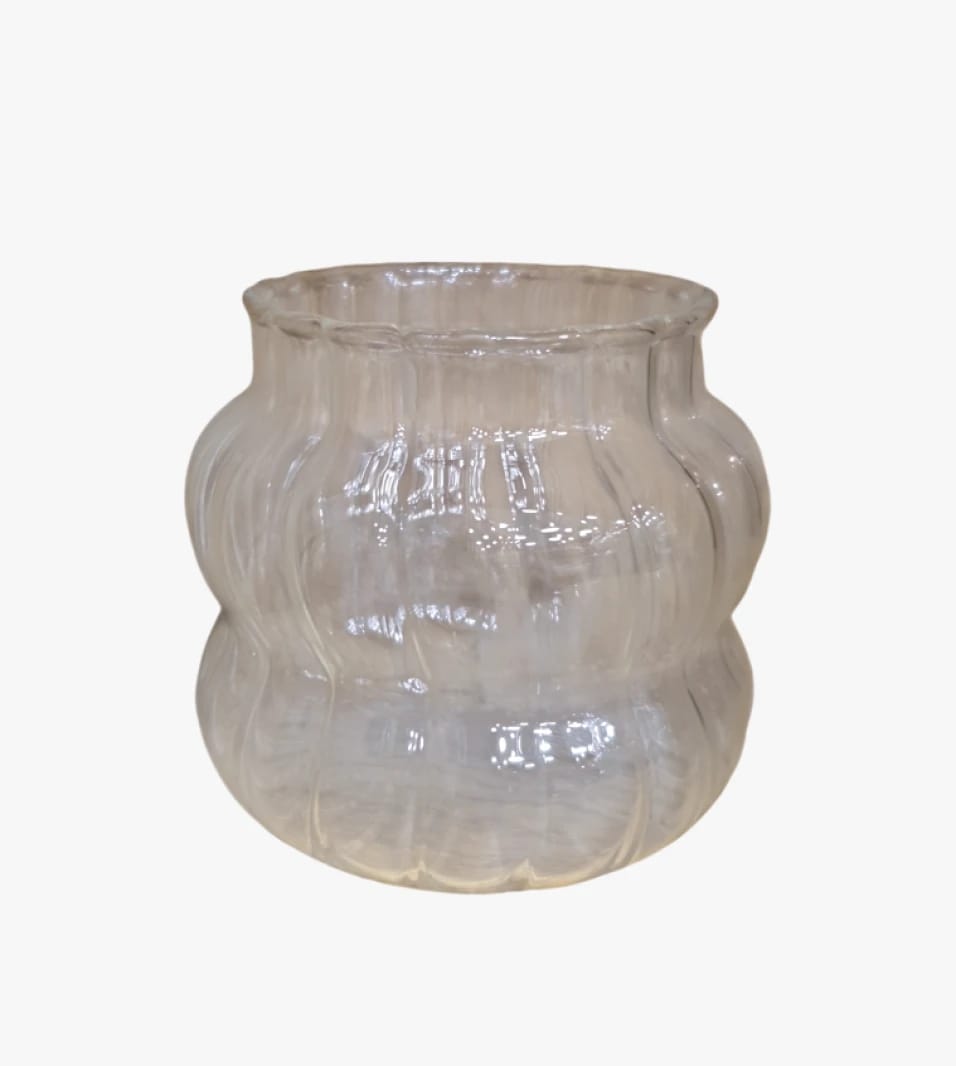 Elegant Glass Lamp with Wavy Design for Interior Decor Enthusiasts and Sophisticated Taste from Top Fashion Brand