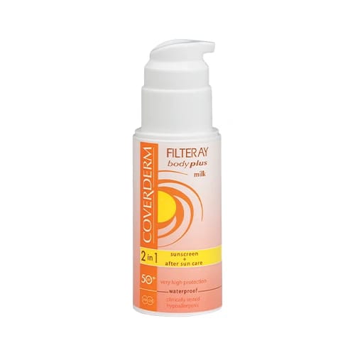 واقي شمس للجسم Coverderm Filteray Body Plus Milk SPF50+ 100ml