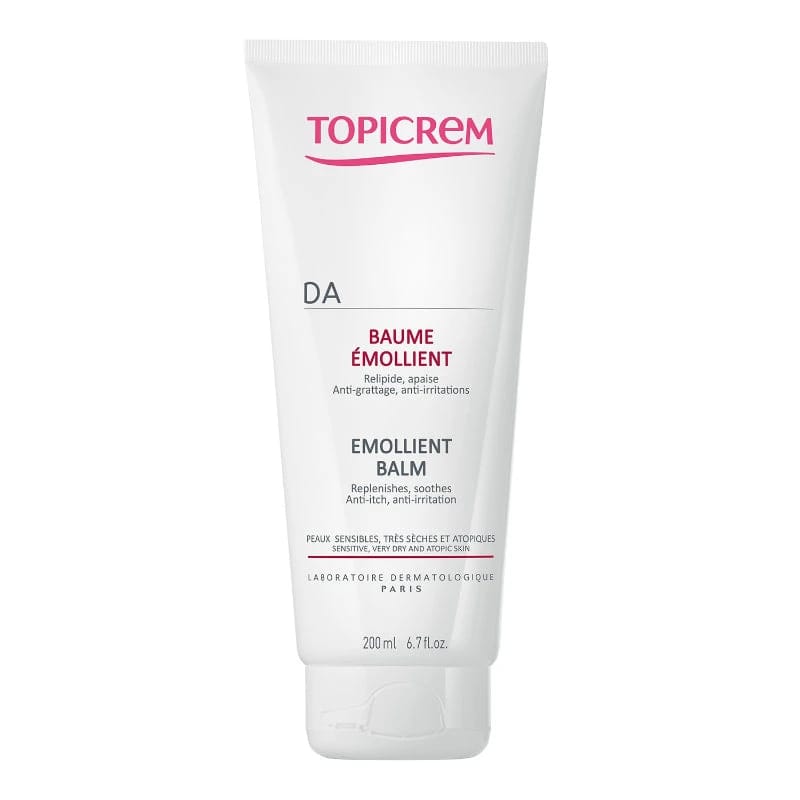 Topicrem DA Emollient Balm 200ml Moisturizer for Sensitive and Dry Skin