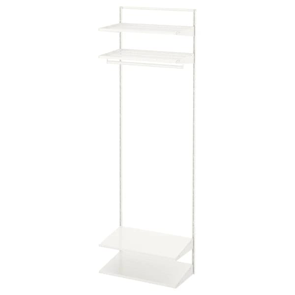 Wardrobe combination, white, 62x40x201 cm