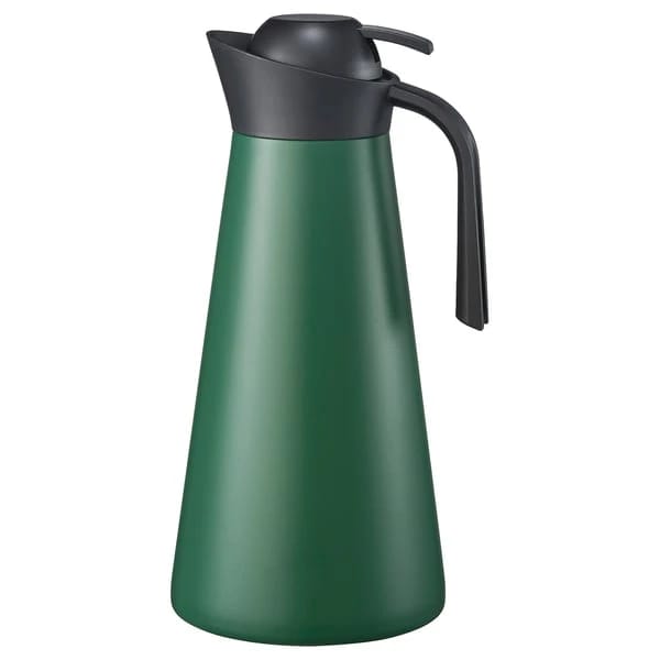 Vacuum flask, dark green, 1.5 l