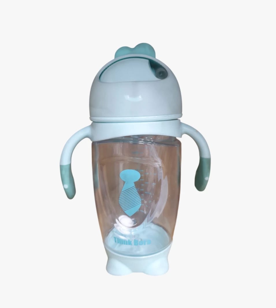 Think Bora Kids Drinking Bottle with Cute and Practical Design Featuring Comfort Handle and Attractive Colors for Children
