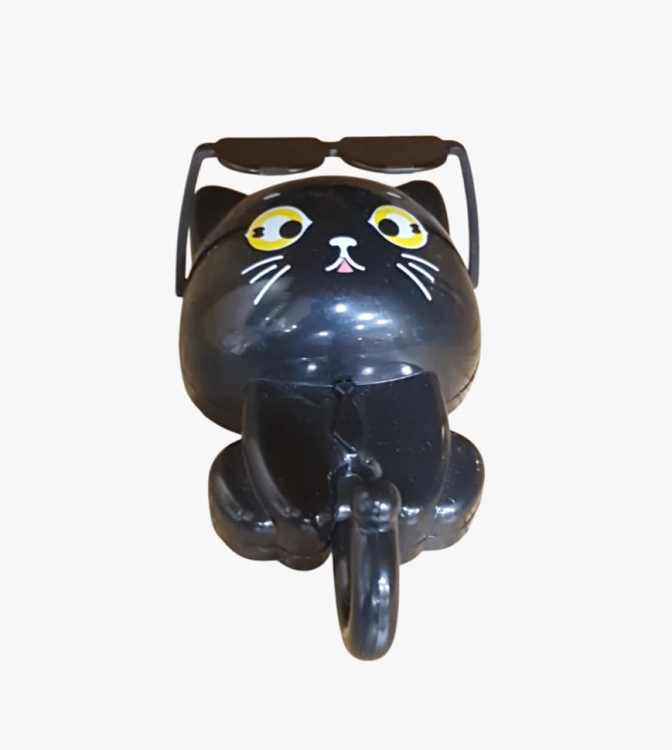 Trendy Plastic Cat Toy with Stylish Sunglasses for Young Audience by the Chic Brand Designer Toy
