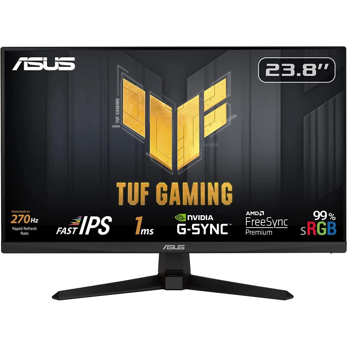 شاشة ASUS TUF VG249QM1A 24 بوصة IPS Full HD 270Hz 1ms مع سماعات