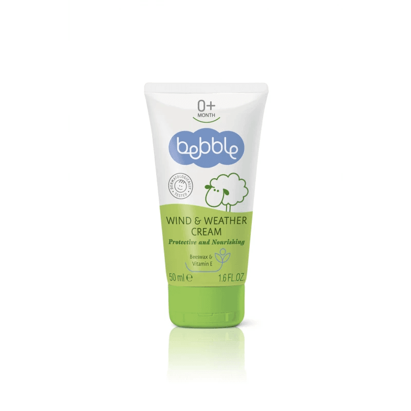 Bebble Wind & Weather Cream 50ml Baby Cream for Protection from Weather Conditions and Wind
