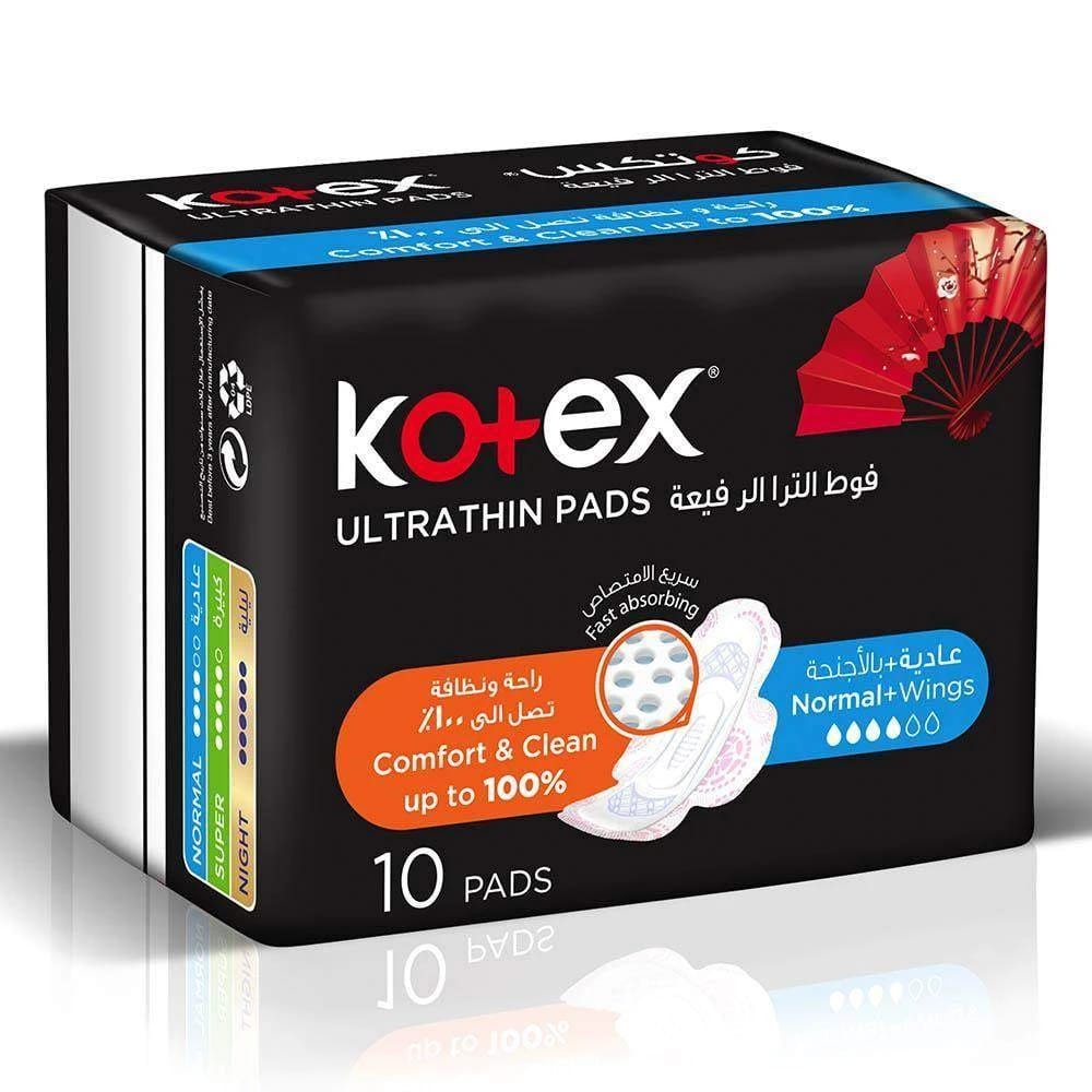 Kotex Ultra Lux Thin Normal Pad 10