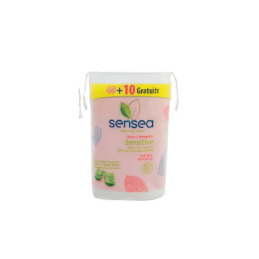Sensea Sensitive Cotton Circle 50 Pcs