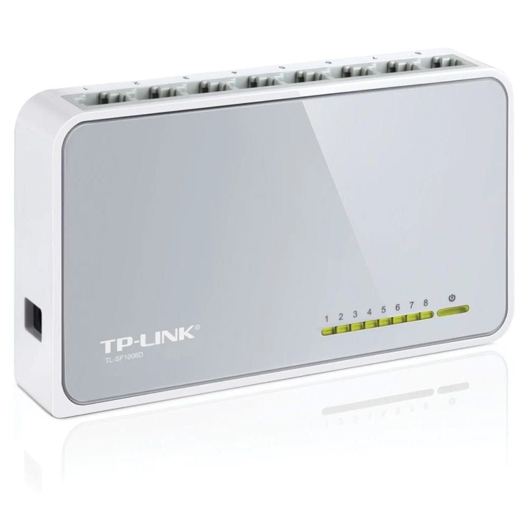 تي بي لينك TL-SF1008D مفتاح 8 منافذ 10/100 ميجابت في الثانية