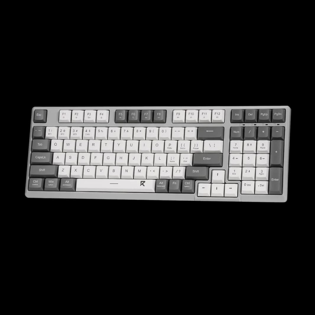 Redragon BK7114 Low-Profile Wireless Keyboard – 98 Keys Slim Office Design