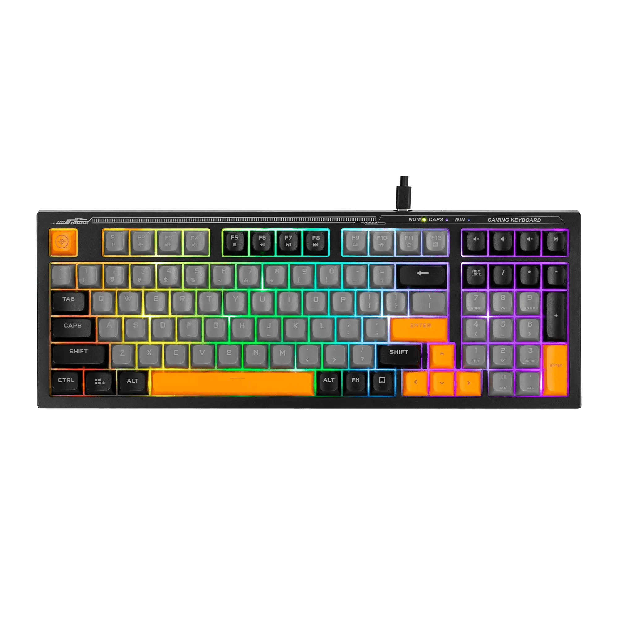 Soldat S50B K638B Gaming Keyboard RGB Backlight