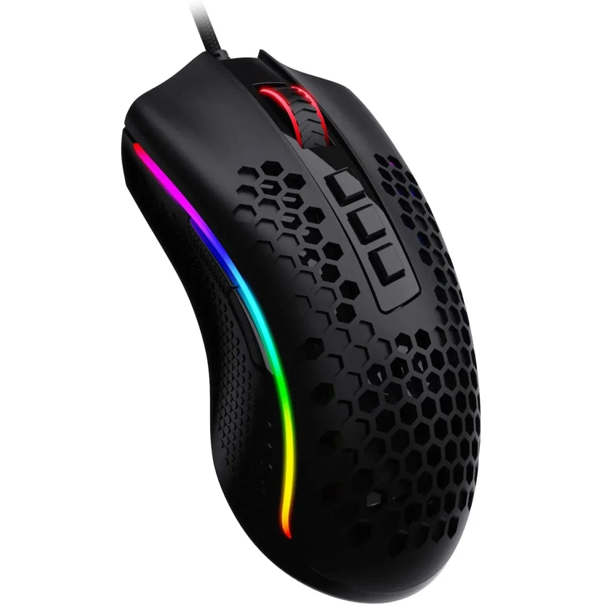 فأرة ألعاب خفيفة M808 RGB بدقة 12400 DPI