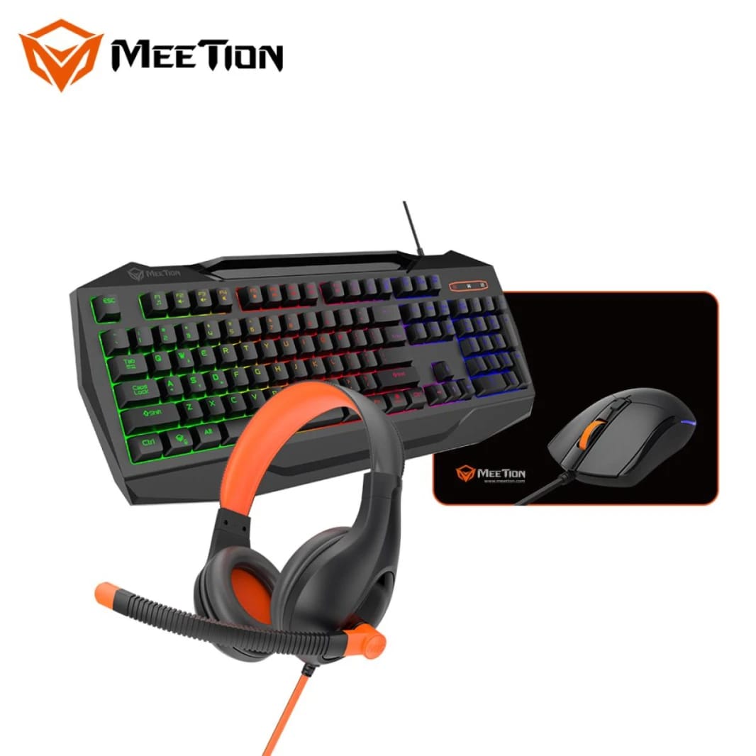 مجموعة الألعاب Meetion C490 4in1 RGB Backlight Wired
