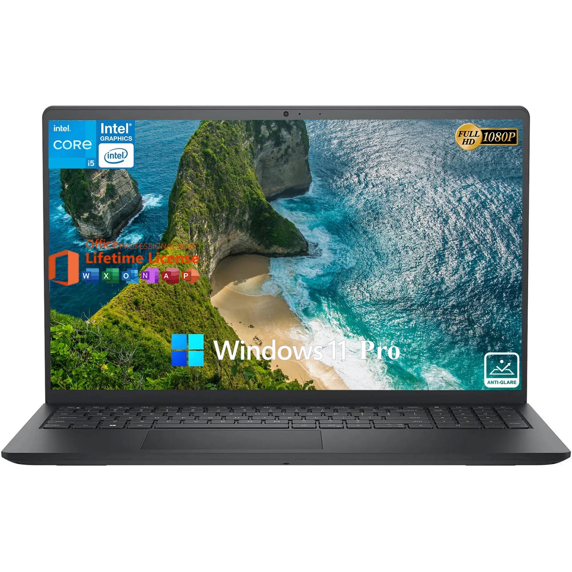 لابتوب ديل انسبايرون 15 3530 مع i5، 8 جيجابايت رام و512 جيجابايت SSD
