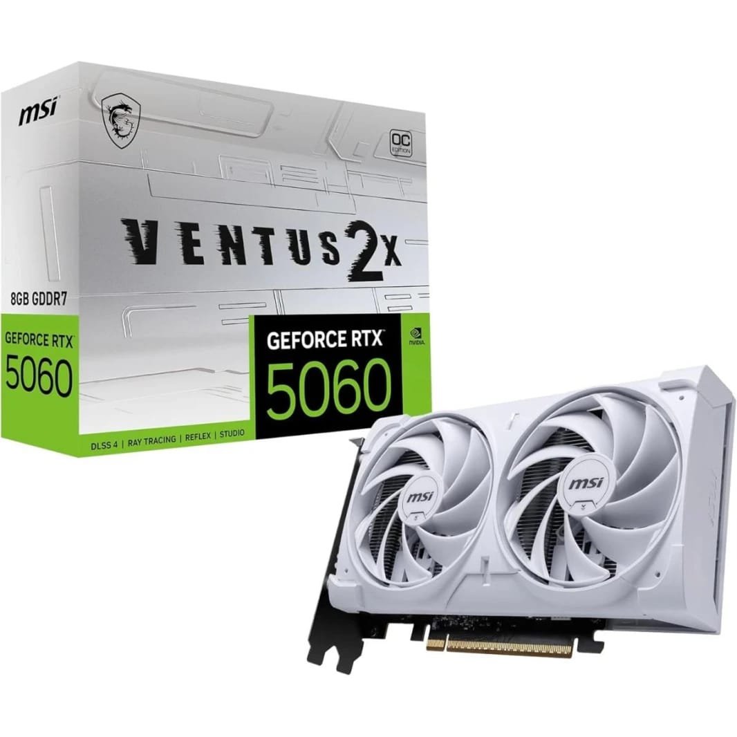 كارت شاشة MSI RTX 5060 Ventus بسعة 8 جيجابايت GDDR7