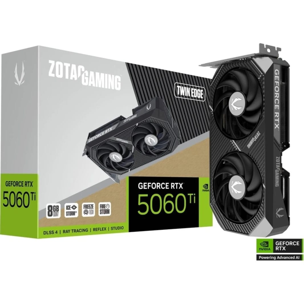 زوتاك GAMING GeForce RTX 5060 Ti Twin Edge 8GB GDDR7