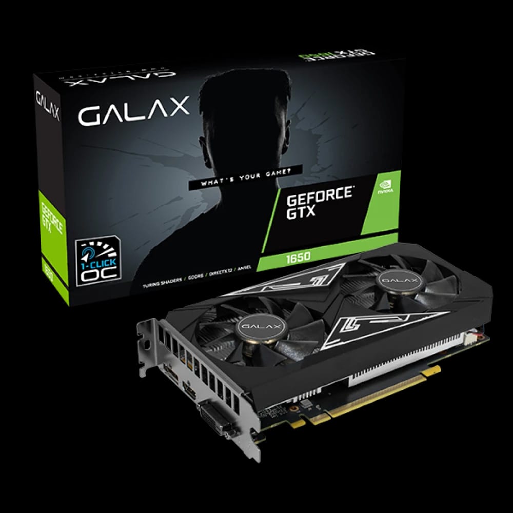 GALAX GeForce GTX 1650 EX PLUS 4GB GDDR6 (1-Click OC)