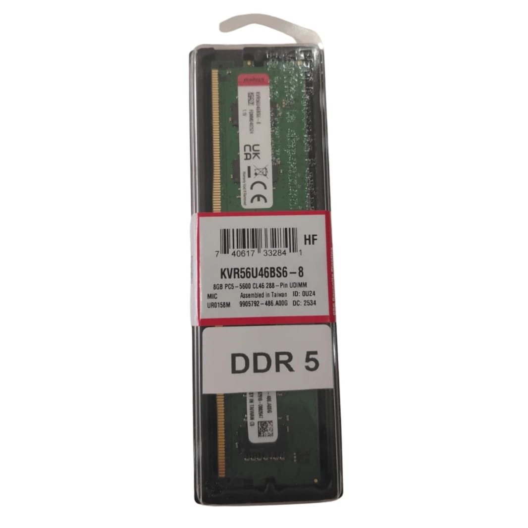 رام DDR5 5600MHz CL46 للكمبيوتر سطح المكتب بسعة 8GB وأداء عالي