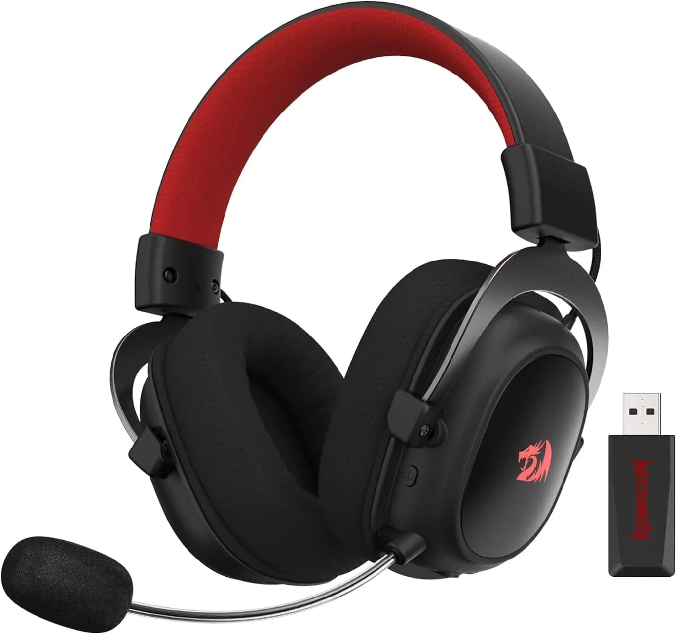سماعة الألعاب Redragon H510 Pro Zeus RGB اللاسلكية بصوت محيطي 7.1