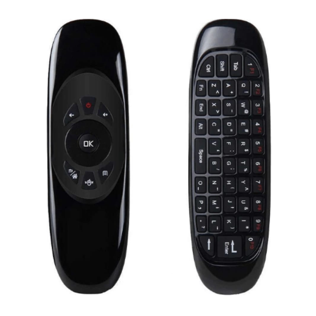 2.4 جهاز تحكم عن بعد مع ماوس لاسلكي ولوحة مفاتيح لأجهزة KODI Android Mini T