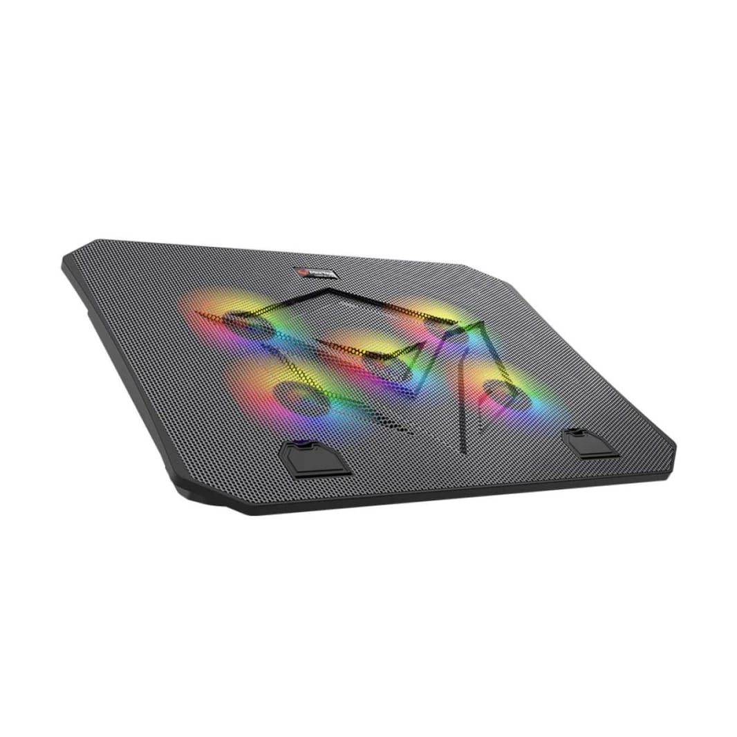 قاعدة تبريد الألعاب RGB Meetion CP3030 مع 5 مراوح