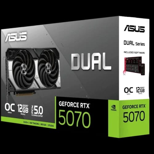كارت جرافيك ASUS Dual GeForce RTX™ 5070 OC Edition 12GB GDDR7