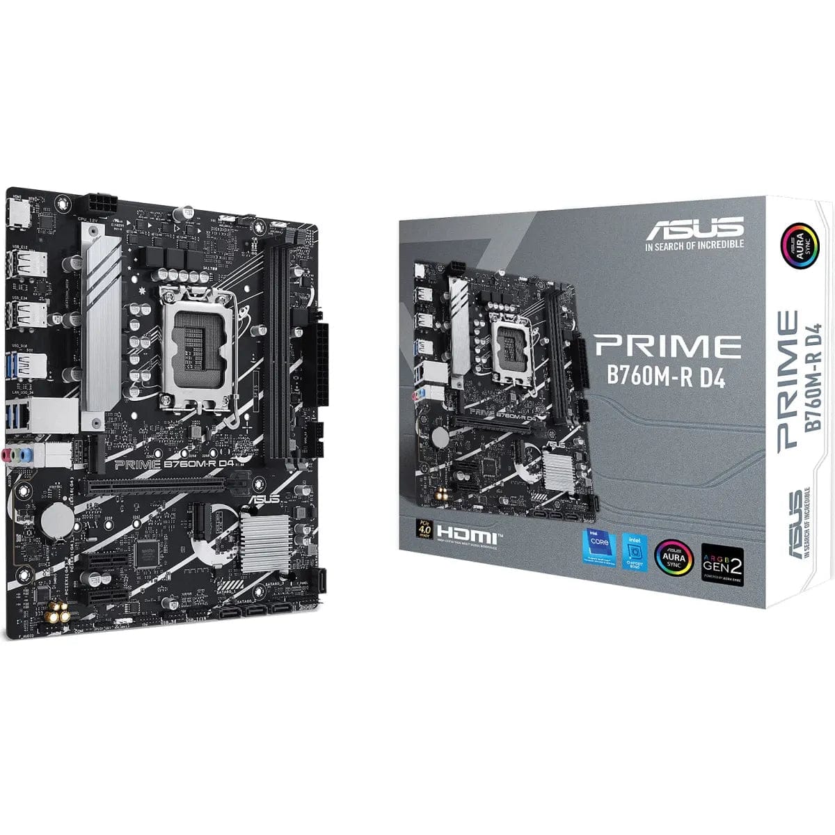 ASUS PRIME B760M-R DDR4 Intel 13th Gen Motherboard PCIe 4.0