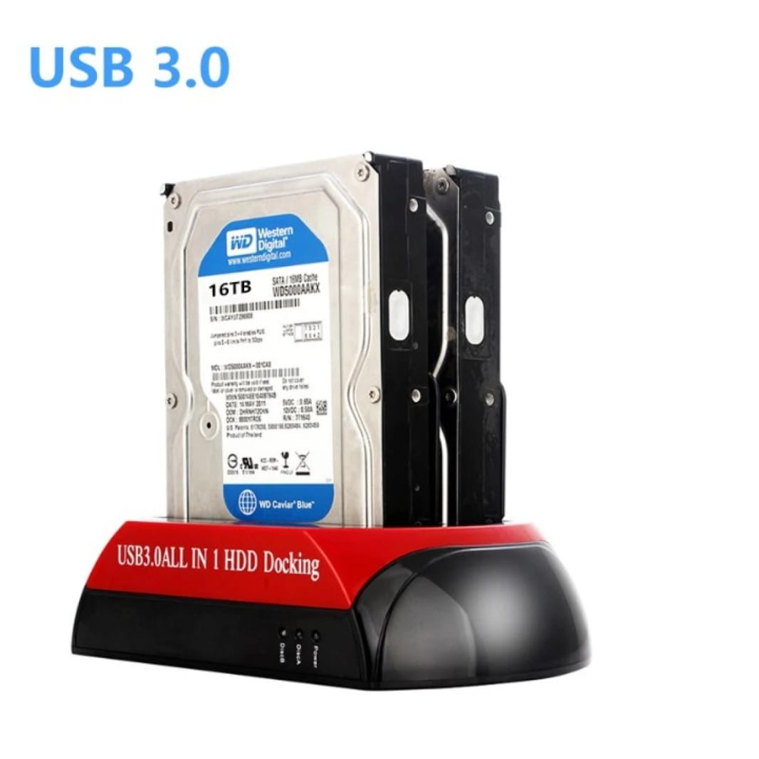 محطة إرساء القرص الصلب الكل في واحد eSATA USB 3.0