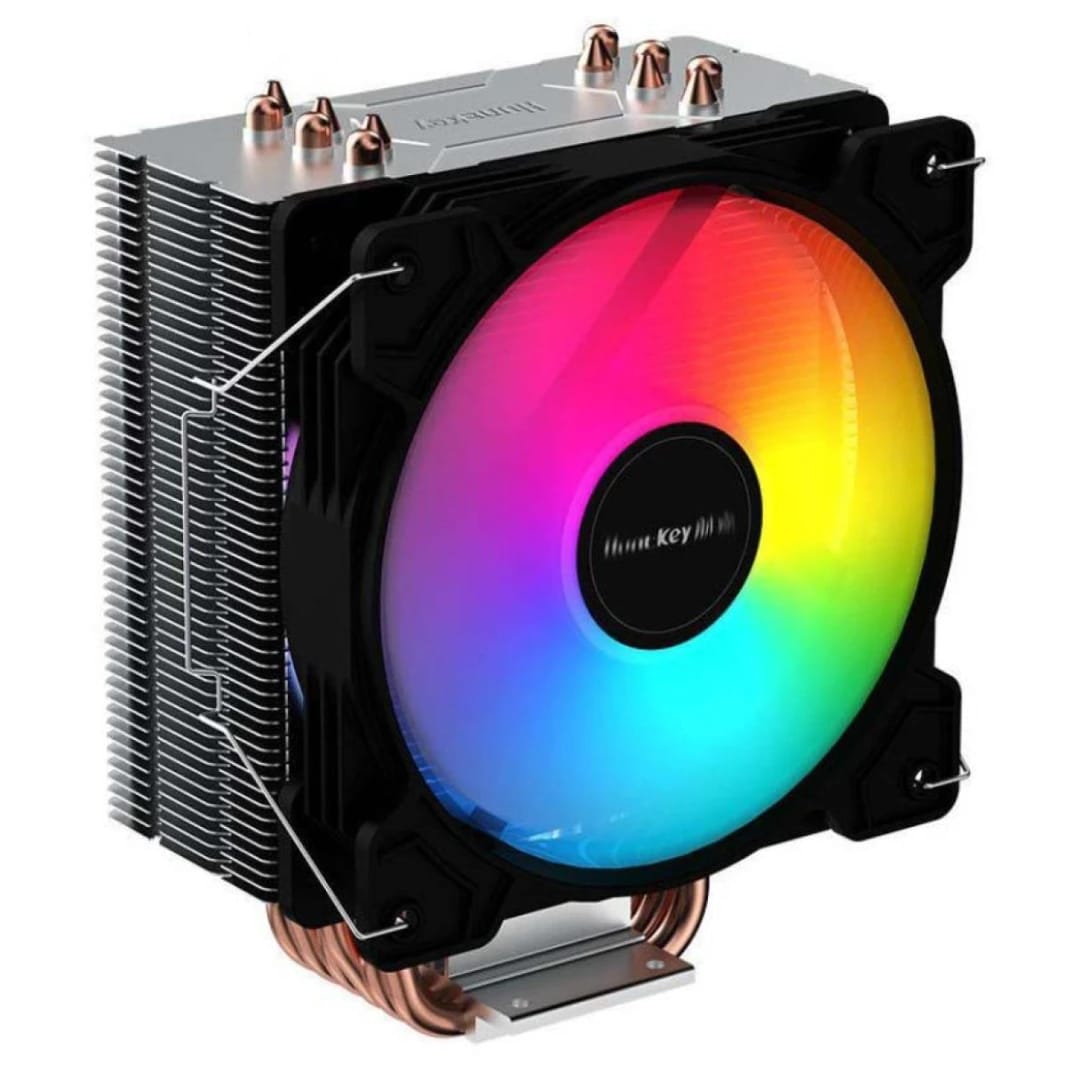 مبرد معالج بمروحة RGB من HuntKey 600R بحجم 120 مم