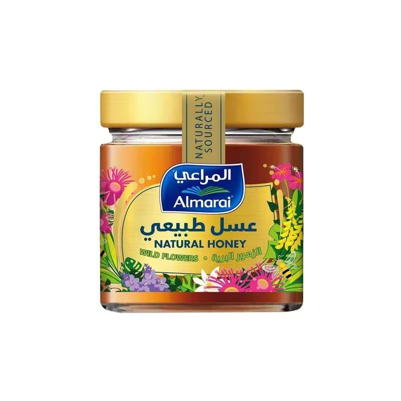 عسل نحل طبيعي متعدد الأزهار المراعي 250 جم
