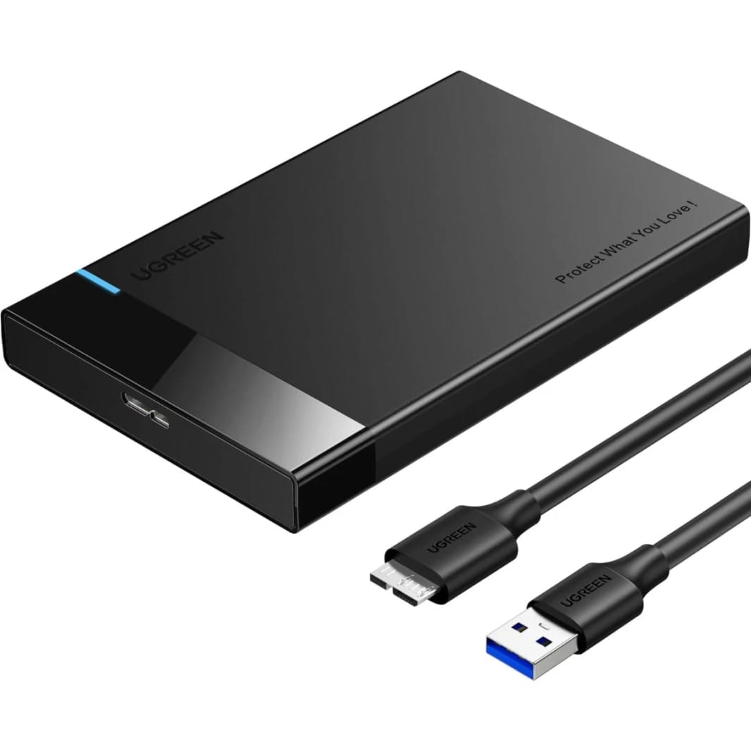 علبة الأقراص الصلبة UGREEN 2.5 بوصة USB 3.0 إلى SATA III