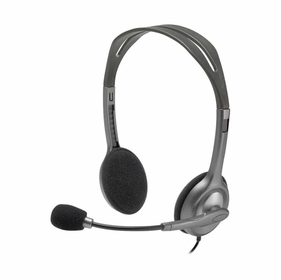 Logitech H110 Wired Stereo Headset with Dual 3.5mm Plugs