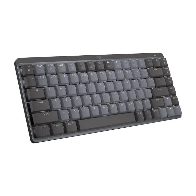 Logitech MX Mechanical Mini Wireless Illuminated Performance Tactile Quiet Switches Keyboard – Graphite