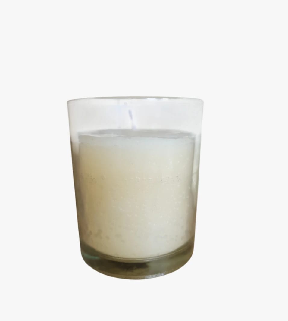 High-Quality Aromatic Candle in Frosted Glass Cup Perfect for Creating a Serene and Elegant Atmosphere in Every Home.