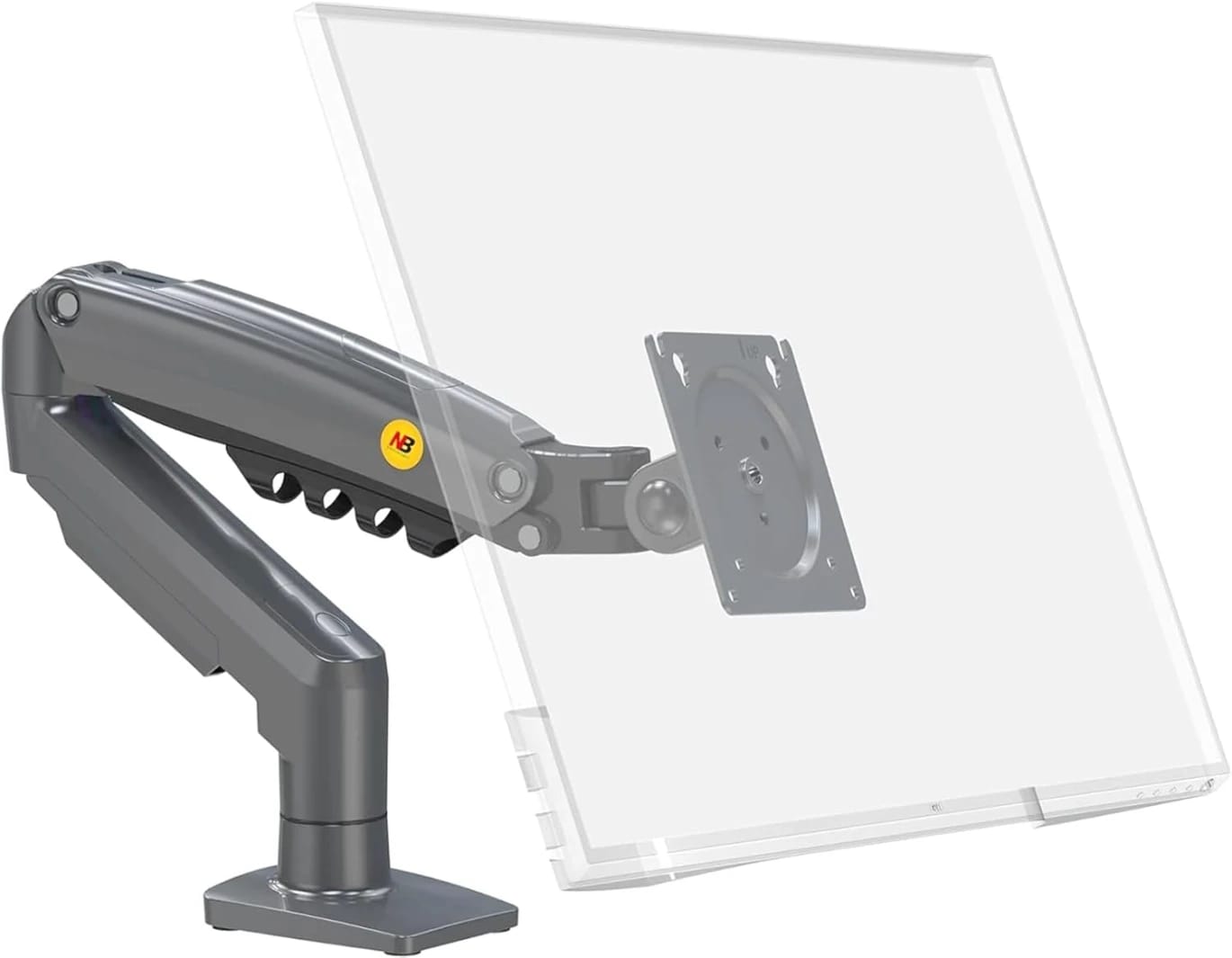 North Bayou F80 Monitor Arm – Adjustable Stand for 17–30” Monitors