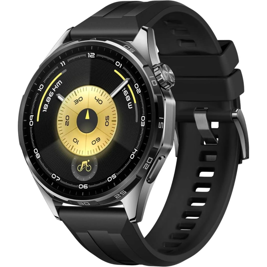 HUAWEI Watch GT 6 Smart Watch, 1.47'' Display, up to 21 Days Battery Life, GPS Smart Watches with 100+ Sports Mode, iOS & Android Compatible, Emotional Wellbeing, Health Monitoring, 46mm, Black
