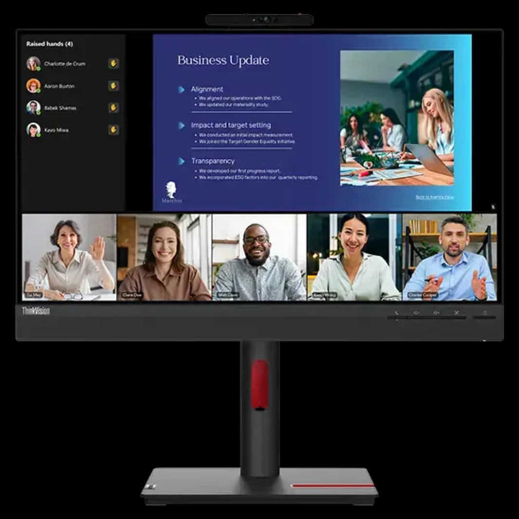 Lenovo ThinkVision T24v-30 Monitor, 23.8" IPS FHD Display, 75Hz