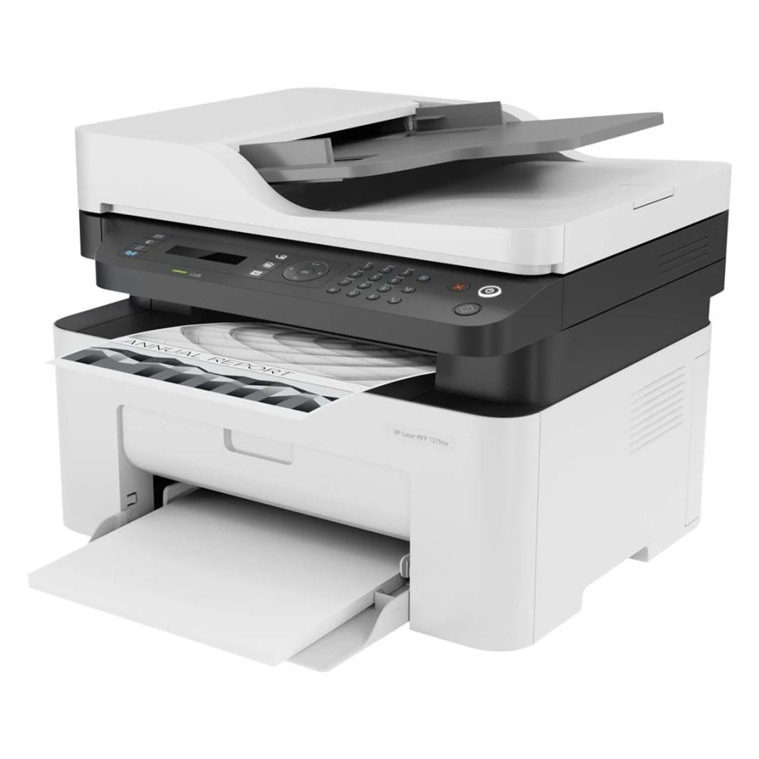 HP MFP 137fnw Multifunction Laser Printer, 20ppm