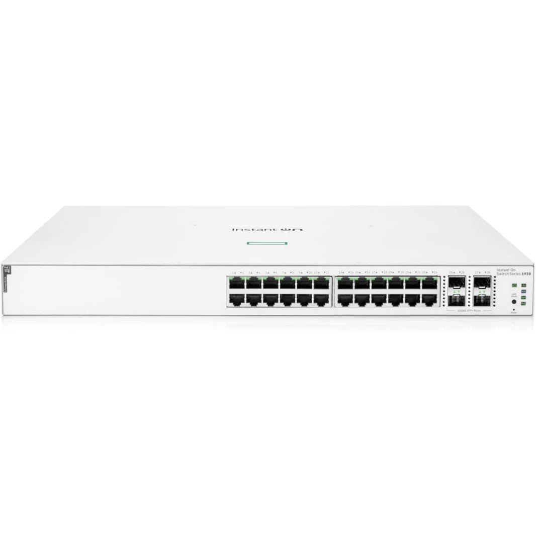 Aruba HPE Networking Instant On Switch Series 1930 24-Port Gb Smart-Managed Layer 2+ Ethernet Switch with PoE